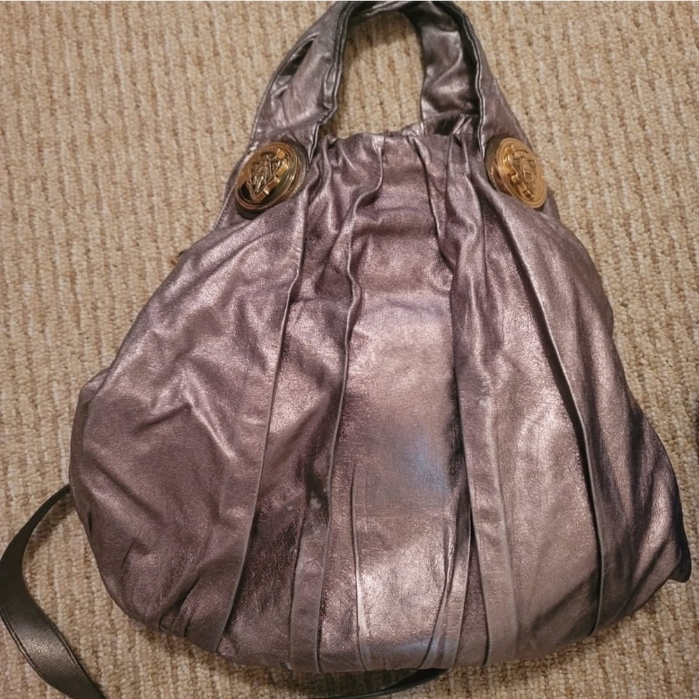 Gucci Metallic Silver Hysteria Bag